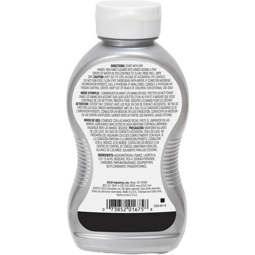 Nettoyant &agrave; mains, Gel/Pierre ponce, 295,74 ml, Bouteille, Cerise Stor-it Systems