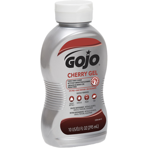Nettoyant &agrave; mains, Gel/Pierre ponce, 295,74 ml, Bouteille, Cerise Stor-it Systems