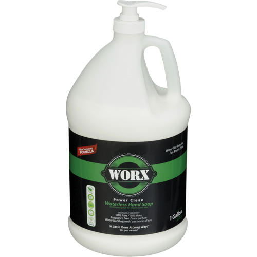Savon pour les mains sans eau Power Clean, Liquide, 3,78 L, Sans parfum Stor-it Systems