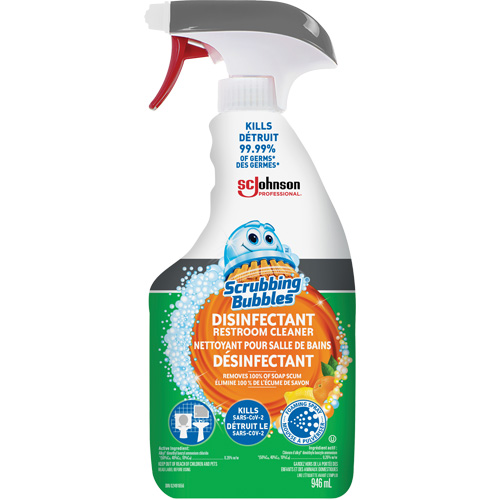 Scrubbing Bubbles&reg; Disinfecting Restroom Cleaner, 32 oz., Trigger Bottle Stor-it Systems