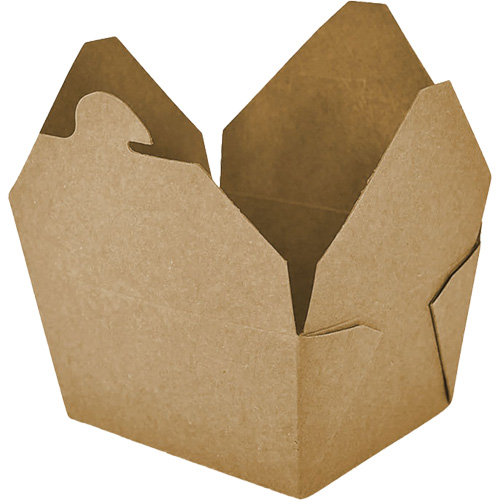 Contenants pour aliments &agrave; emporter Kraft, Ondul&eacute;, Rectangulaire Stor-it Systems
