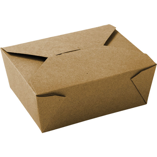 Contenants pour aliments &agrave; emporter Kraft, Ondul&eacute;, Rectangulaire Stor-it Systems