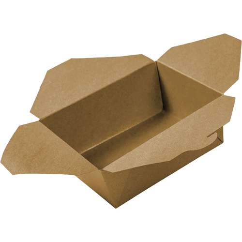 Contenants pour aliments &agrave; emporter Kraft, Ondul&eacute;, Rectangulaire Stor-it Systems
