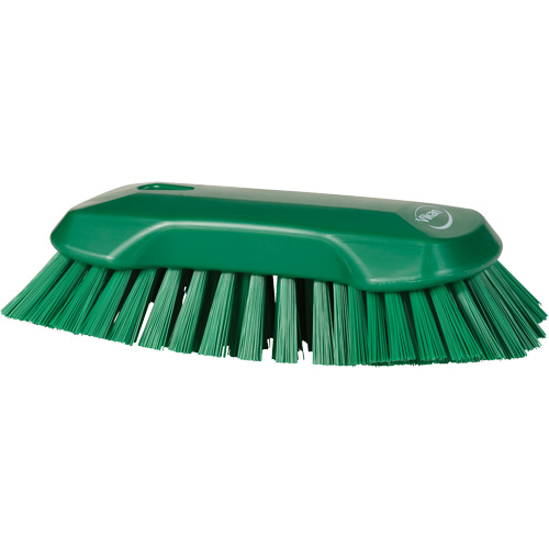 Brosse &agrave; main, Soies Tr&egrave;s ferme, Longueur de 9-1/10", Vert Stor-it Systems