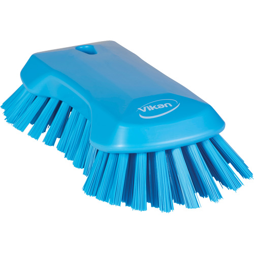 Brosse &agrave; main, Soies Tr&egrave;s ferme, Longueur de 9-1/10", Bleu Stor-it Systems