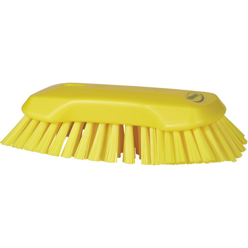 Brosse &agrave; main, Soies Tr&egrave;s ferme, Longueur de 9-1/10", Jaune Stor-it Systems