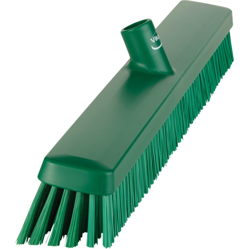 Balai-brosse robuste, Crins Fin/Ferme, 24", Vert Stor-it Systems