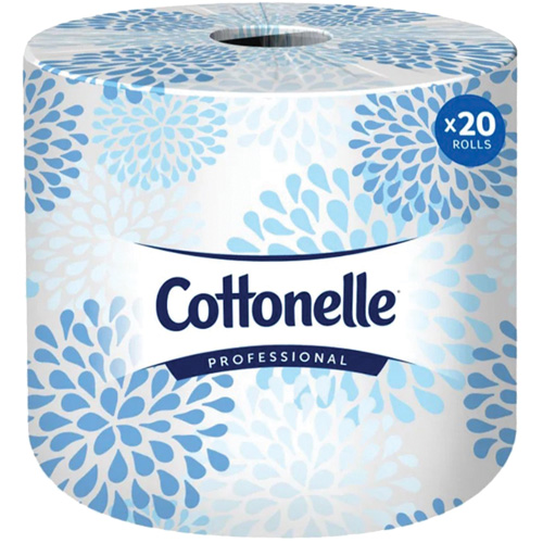 Papier hygi&eacute;nique professionnel Cottonelle, 2 Pli, 451 Feuilles/Rouleu, Blanc Stor-it Systems