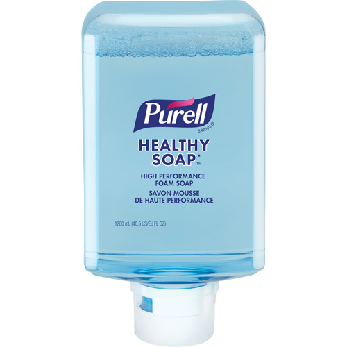 ES10 HEALTHY SOAP with CLEAN RELEASE&reg; Technology Hand Soap, Foam, 1200 ml, Unscented Stor-it Systems