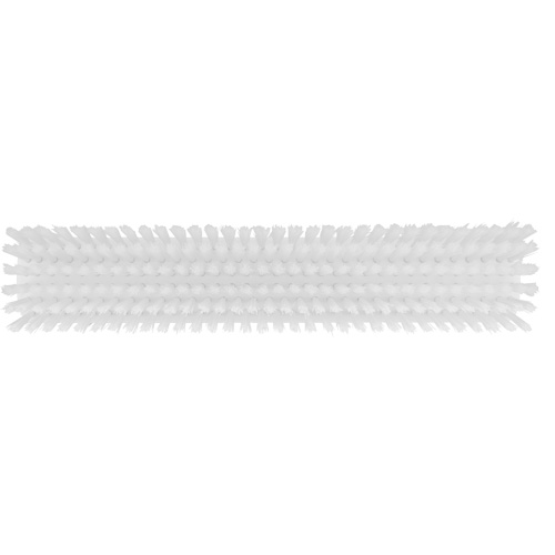 Push Broom Head, Fine/Stiff Bristles, 16-1/2", Polyester/Polypropylene, White Stor-it Systems