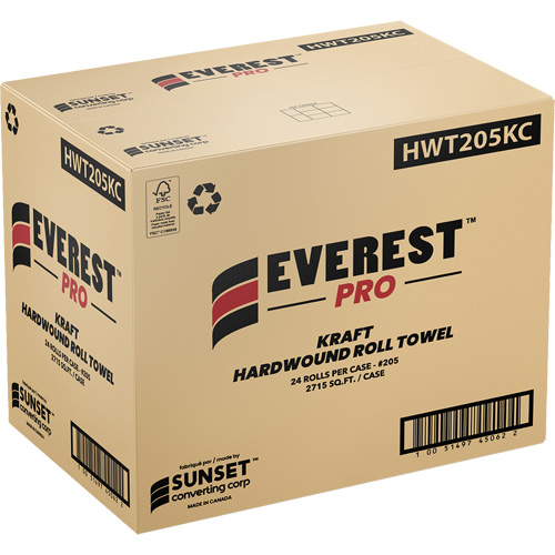 Everest Pro Kraft Hardwound Roll Towels, 1 Ply, Standard Stor-it Systems