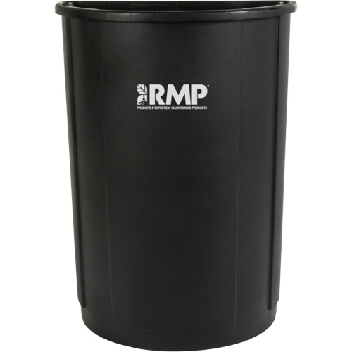 Poubelle demi-ronde, Poly&eacute;thyl&egrave;ne, 21 gal. US Stor-it Systems