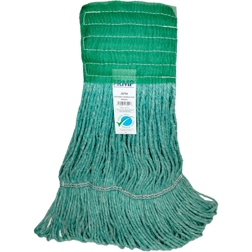 T&ecirc;te de vadrouille &agrave; bande large, Antimicrobien/Finition de plancher/Sp&eacute;cialis&eacute;, Coton/Rayonne/Synth&eacute;tique, Style Boucle Stor-it Systems