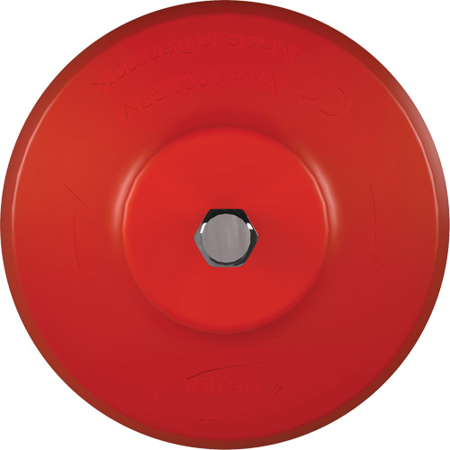 HyDrive Round Drill Brush, Extra Stiff Bristles, 3-1/10" Long, Red Stor-it Systems