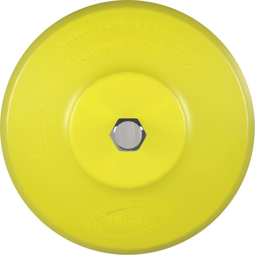 Brosse ronde HyDrive pour perceuse, Soies Tr&egrave;s ferme, Longueur de 3-1/10", Jaune Stor-it Systems
