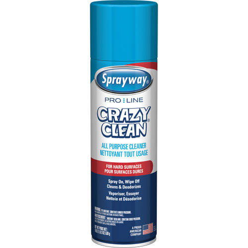 Nettoyant tout usage Pro Line Crazy Clean, 19 oz., Canette a&eacute;rosol Stor-it Systems