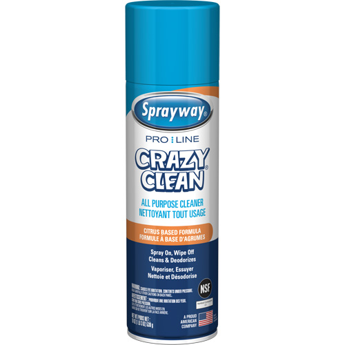 Nettoyant tout usage Pro Line Crazy Clean, 19 oz., Canette a&eacute;rosol Stor-it Systems