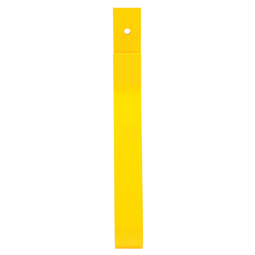 Rail Post, Steel, 10-3/4" L x 24" H, Yellow Stor-it Systems