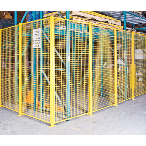 Wire Mesh Partition Components - Universal Posts, 12-1/4' H Stor-it Systems
