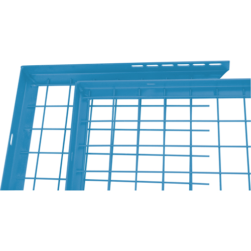 Wire Mesh Partition Components - Adjustable Filler Panels Stor-it Systems