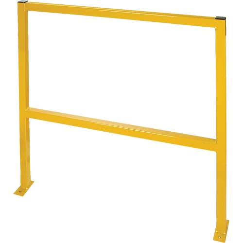 Perimeter Guards - Tubular Style, 48" W x 49-1/2" H, Yellow Stor-it Systems