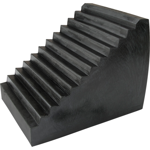Wheel Chock, 9-1/2" x 6-1/2" x 7-1/2", Black Stor-it Systems