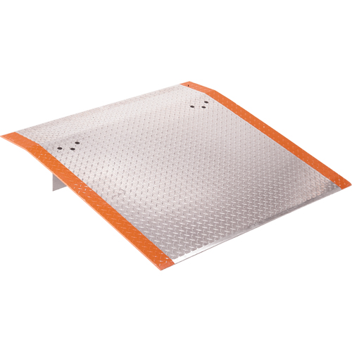 Aluminum Dockplates, 5600 lbs. Load Capacity, 24" L x 60" W x 5" H Stor-it Systems