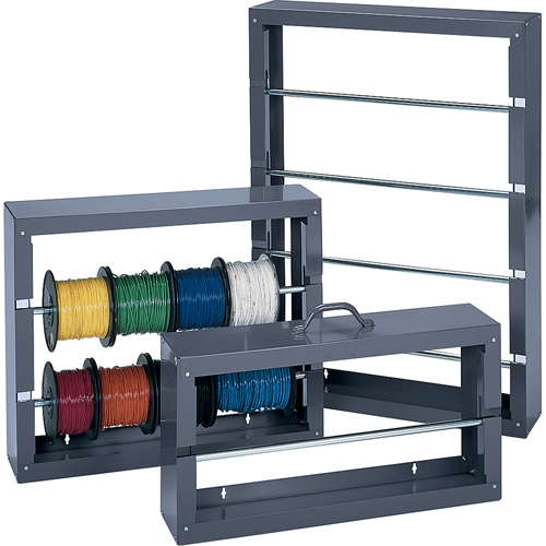 SUPPORT BOBINES DE FILMETALLIQUE (2 TIGES), De base, 6" la x 26-1/8" p x 21-1/2" h Stor-it Systems