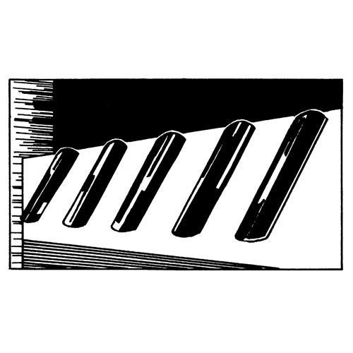D&eacute;fenses de quai en caoutchouc refoul&eacute;, Caoutchouc, 4-1/2" la x 12" lo x 3-3/4" p Stor-it Systems