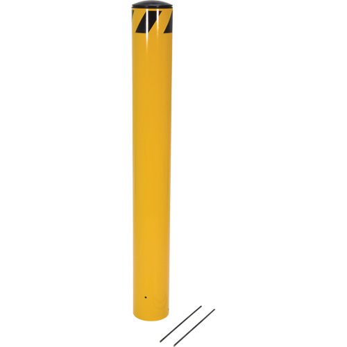 Bornes &agrave; couler, Acier, 48-1/2" h x 5-9/16" la, Jaune Stor-it Systems