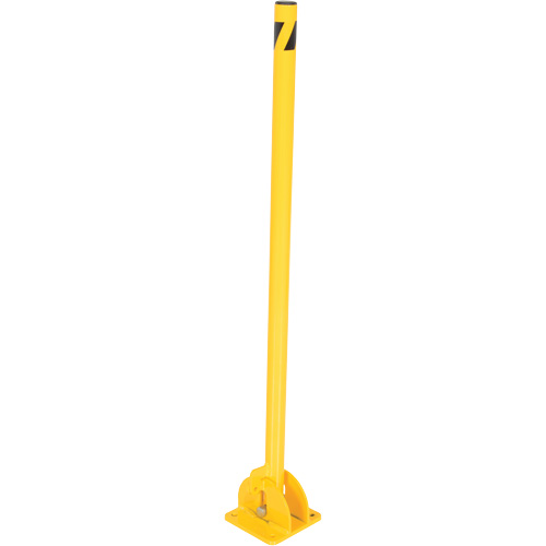 Butoirs repliables, Acier, 42" h x 1-3/4" la, Jaune Stor-it Systems