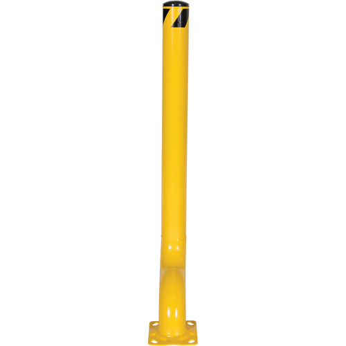 Borne d&eacute;sax&eacute;e, Acier, 54" h x 4-1/2" la, Jaune Stor-it Systems