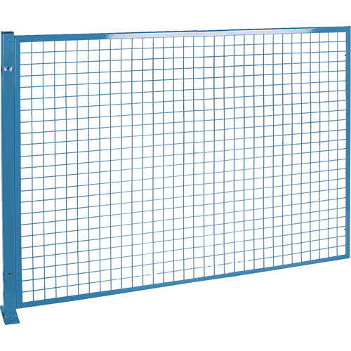 Perimeter Guards - Mesh Style, 4' H x 8' W, Blue Stor-it Systems