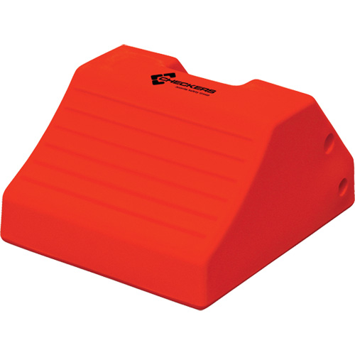 Cales-roue robustes, Polyur&eacute;thane, Jaune s&eacute;curit&eacute;, 15-1/2" la x 17-7/10" p x 10" h Stor-it Systems