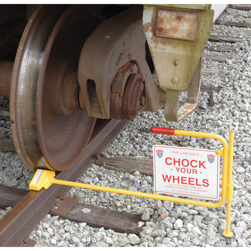 Flag Rail Chock Stor-it Systems