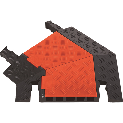 Protecteur de c&acirc;ble pour usage g&eacute;n&eacute;ral &agrave; 5 canaux Guard Dog, virage &agrave; gauche Stor-it Systems