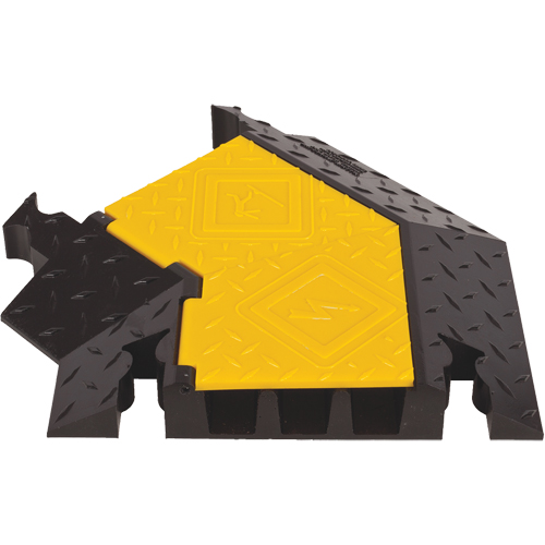 Yellow Jacket&reg; 3-Channel Heavy Duty Cable Protector - Left Turn Stor-it Systems
