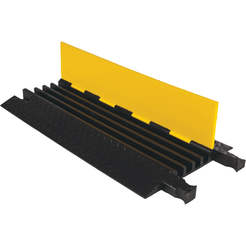 Protecteur de c&acirc;ble robuste Yellow Jacket, 4 canaux, 36" lo x 17,5" la x 2" h Stor-it Systems
