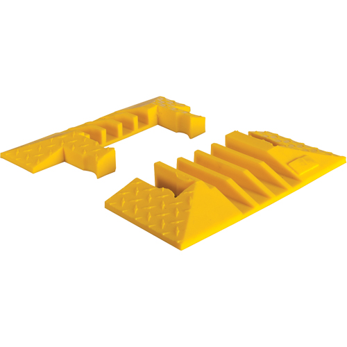 Yellow Jacket&reg; 4-Channel Heavy Duty Cable Protector - End Caps Stor-it Systems