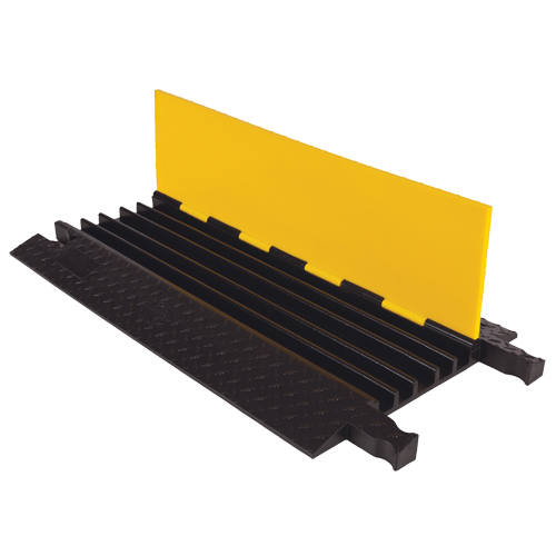 Protecteur de c&acirc;ble robuste Yellow Jacket, 5 canaux, 36" lo x 19,75" la x 1,875" h Stor-it Systems