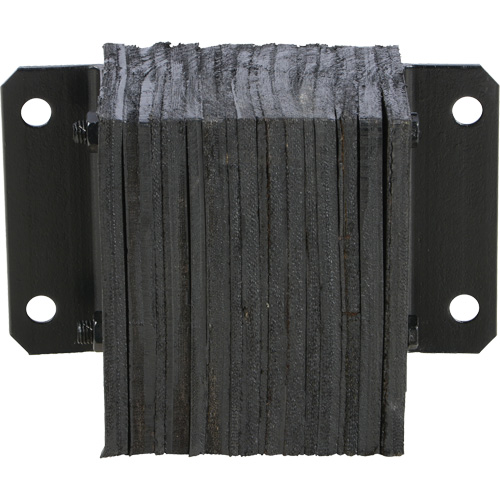Butoir de quai lamell&eacute;, Horizontal, Caoutchouc, 12" la x 6" p x 10" h Stor-it Systems