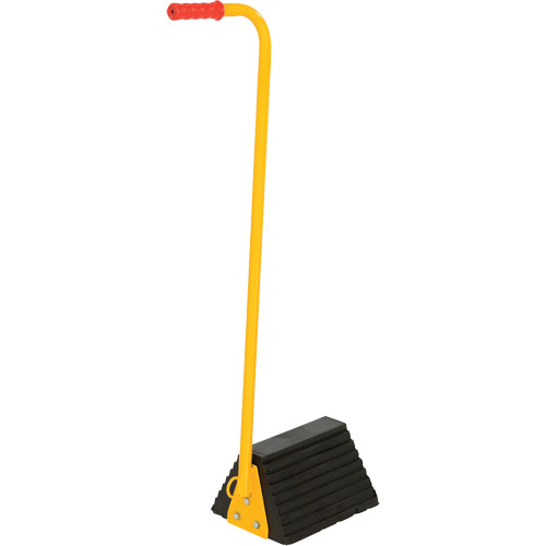 Ergo Handle Wheel Chock, 9-1/4" x 8" x 6", Black Stor-it Systems