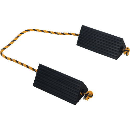 Airline Wheel Chock, 5" x 10" x 4-1/2", Black Stor-it Systems