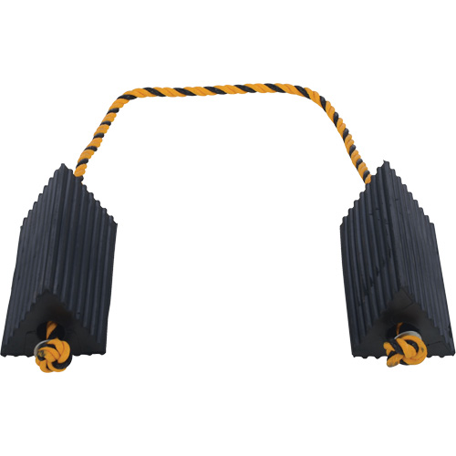 Airline Wheel Chock, 5" x 10" x 4-1/2", Black Stor-it Systems
