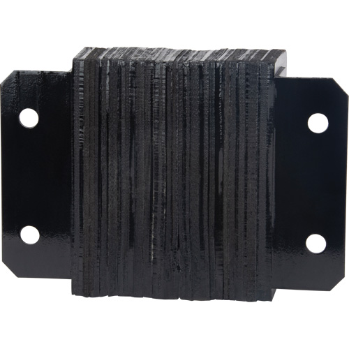 Butoirs de quai lamell&eacute;s, Horizontal, Caoutchouc, 12" la x 4" p x 10" h Stor-it Systems