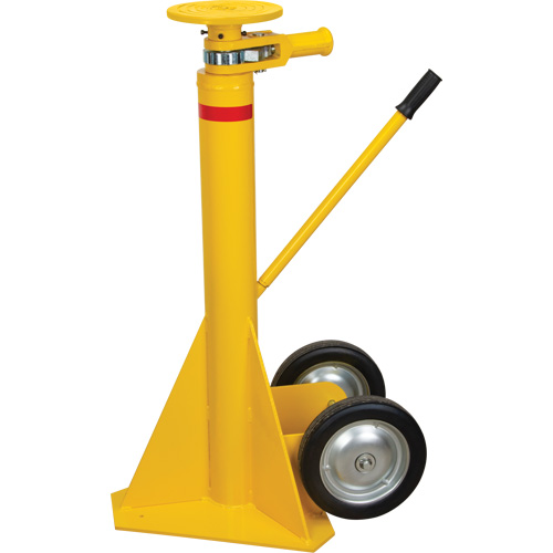 100,000 lbs. Static Capacity Ratchet Trailer Jack, 20 tons Lift Capacity Stor-it Systems