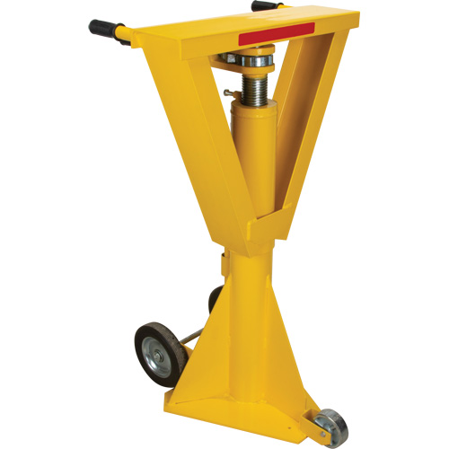100,000 lbs. Static Capacity Ratchet Beam Trailer Jack, 20 tons Lift Capacity Stor-it Systems