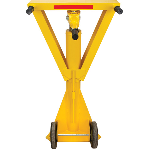 100,000 lbs. Static Capacity Ratchet Beam Trailer Jack, 20 tons Lift Capacity Stor-it Systems