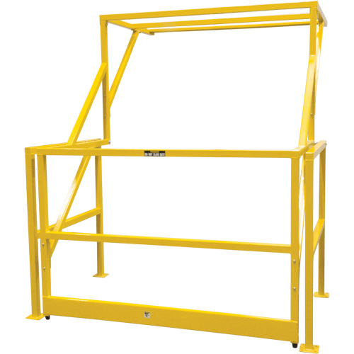 Barri&egrave;re de s&eacute;curit&eacute; pour mezzanine, 70" lo x 77" ha, 78" &eacute;lev&eacute;e, Jaune Stor-it Systems