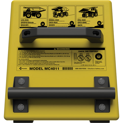 Checkers Safety Replacement Mounting Bracket for MC4011 Mining Wheel Chock Stor-it Systems